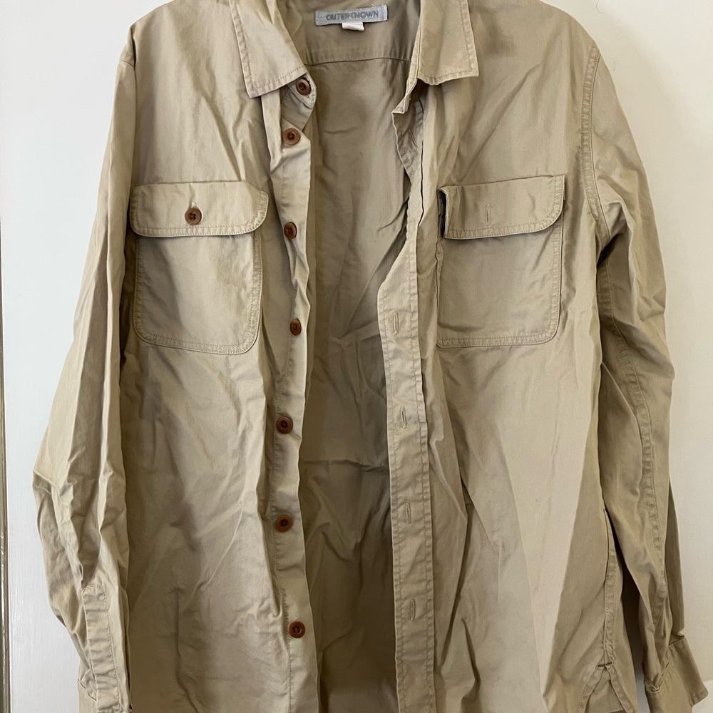 Outerknown The Work Shirt Button Down Long-sleeve Shirt